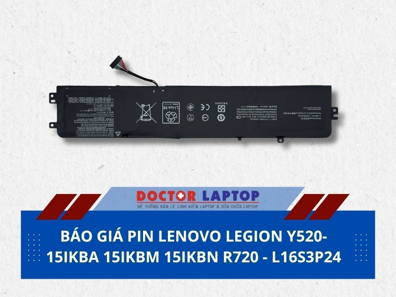 Pin lenovo legion y520-15ikba 15ikbm 15ikbn r720 l16s3p24 - 1