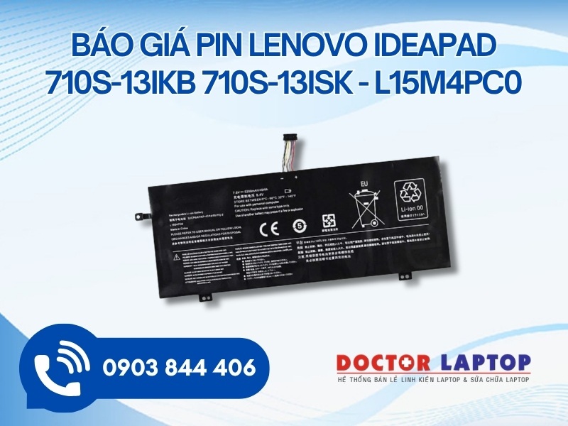 Pin lenovo ideapad 710s-13ikb 710s-13isk l15m4pc0 - 1