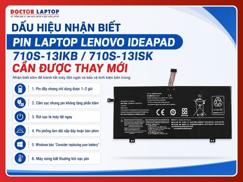 Pin lenovo ideapad 710s-13ikb 710s-13isk l15m4pc0 - 5