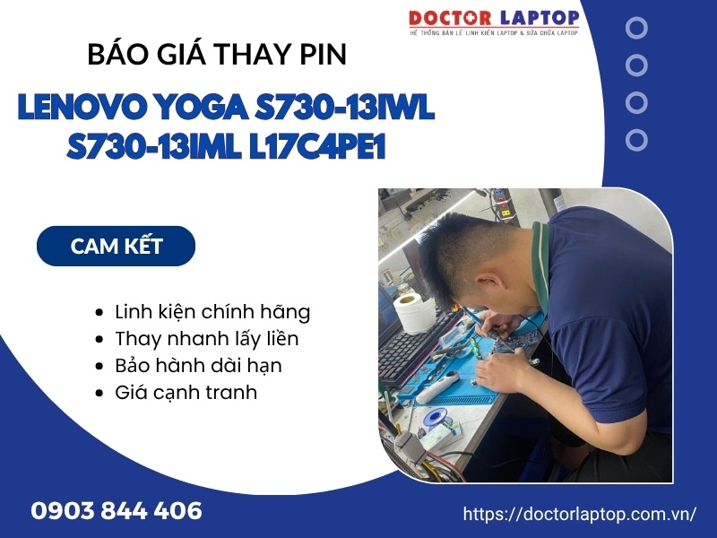 Pin lenovo yoga s730-13iwl s730-13iml l17c4pe1 - 1