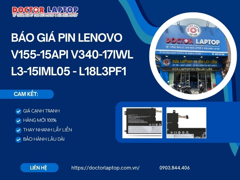 Pin lenovo v155-15api v340-17iwl l3-15iml05 l18l3pf1 - 1