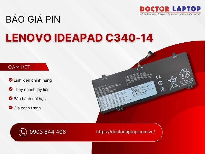 Pin lenovo ideapad c340-14api c340-14iml c340-14iwl l18m4pf3 - 1