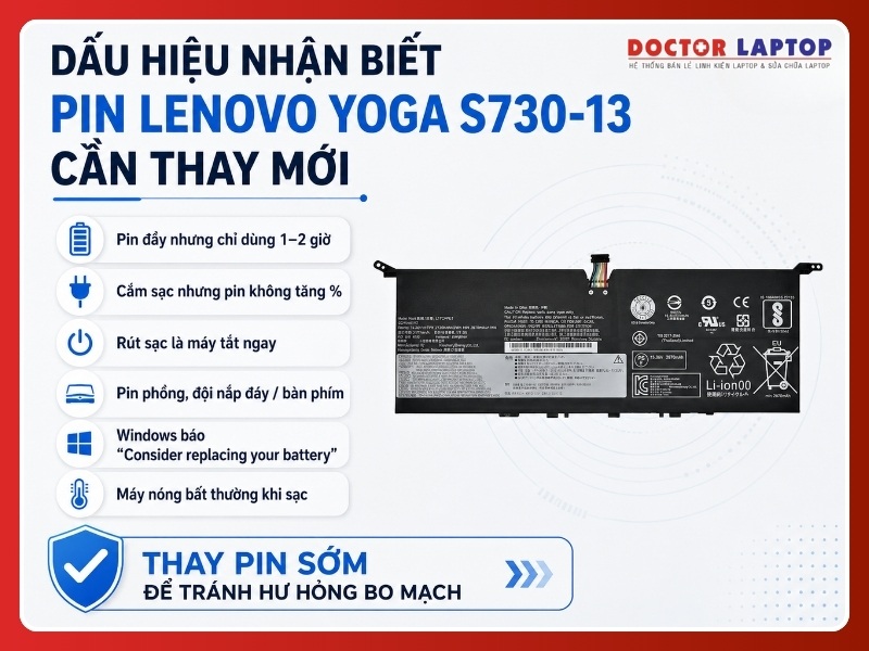 Pin lenovo yoga s730-13iwl s730-13iml l17c4pe1 - 5