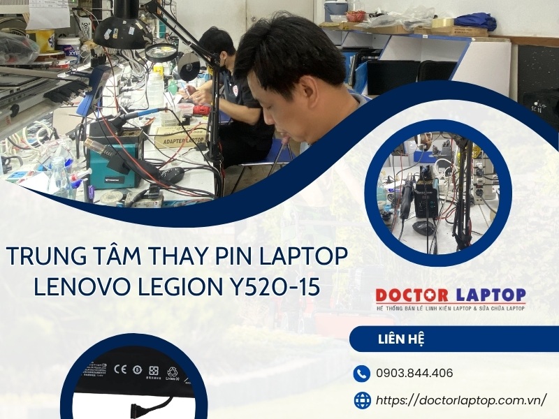 Pin lenovo legion y520-15ikba y520-15ikbm y520-15ikbn l16s3p24 - 3