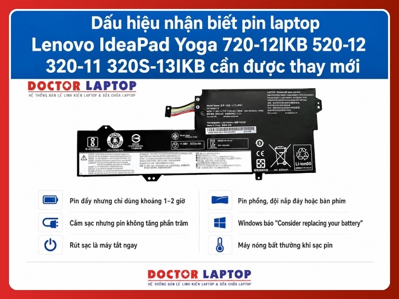Pin lenovo ideapad yoga 720-12ikb 520-12 320-11 320s-13ikb l17c3p61 - 5