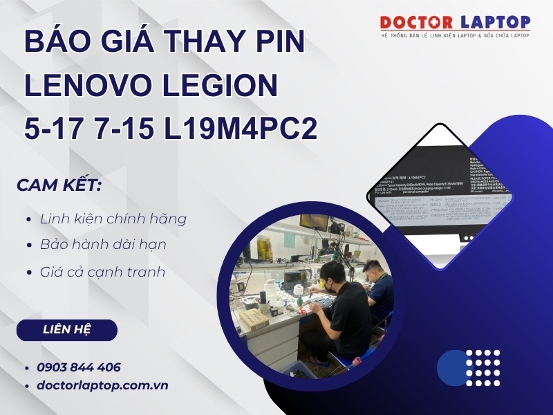Pin lenovo legion 5-17imh05 5-17imh05h 7-15imh05 7-15imhg05 l19m4pc2 - 1
