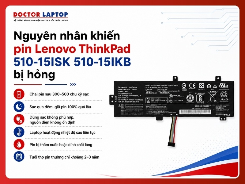 Pin lenovo thinkpad 510-15isk 510-15ikb l15m2pb5 - 4