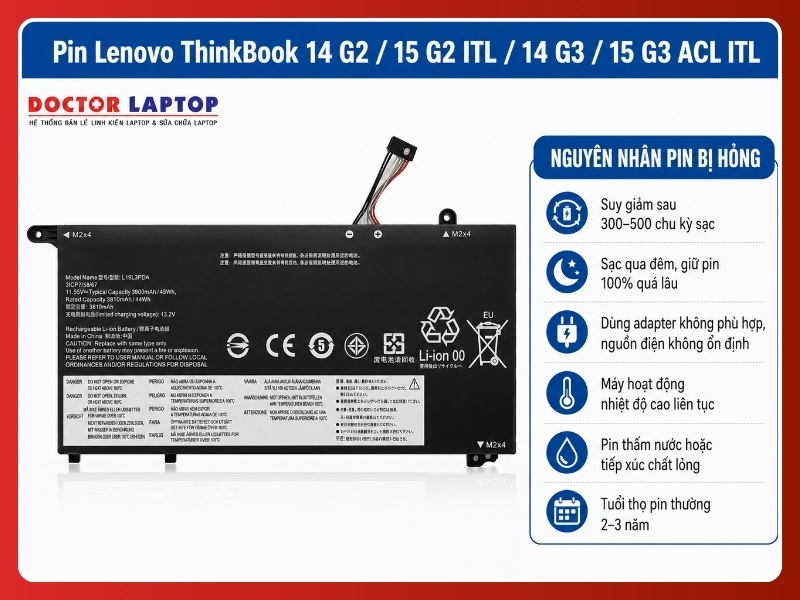 Pin lenovo thinkbook 14 g2 15 g2 itl 14 g3 15 g3 acl itl l19d3pda - 4
