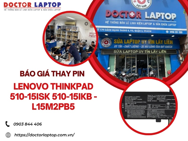 Pin lenovo thinkpad 510-15isk 510-15ikb l15m2pb5 - 1