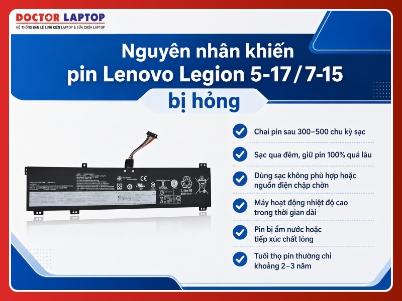 Pin lenovo legion 5-17imh05 5-17imh05h 7-15imh05 7-15imhg05 l19m4pc2 - 4