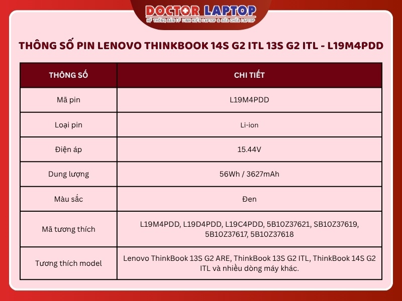 Pin lenovo thinkbook 14s g2 itl 13s g2 itl l19m4pdd - 2