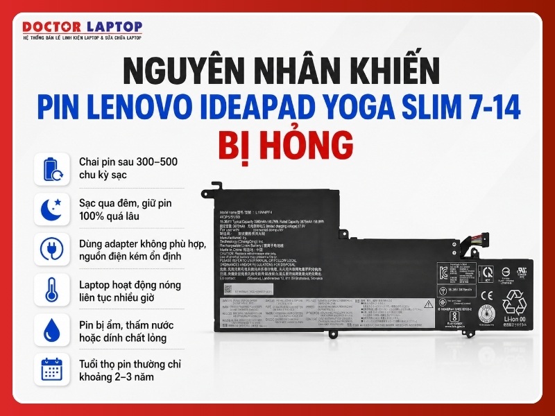 Pin lenovo ideapad yoga slim 7 14 7-14iil05 7-14are05 7-14itl05 7-14are l19c4pf4 - 4
