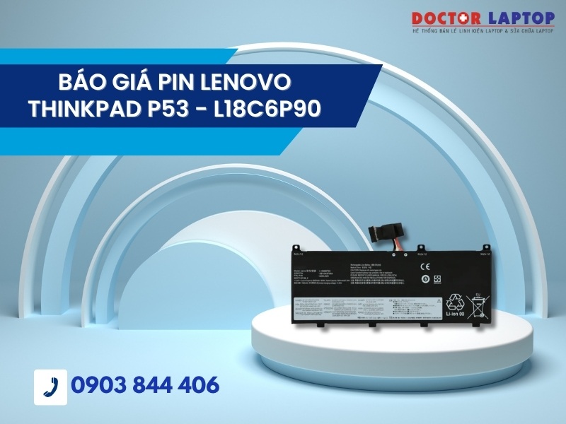 Pin lenovo thinkpad p53 l18c6p90 - 1
