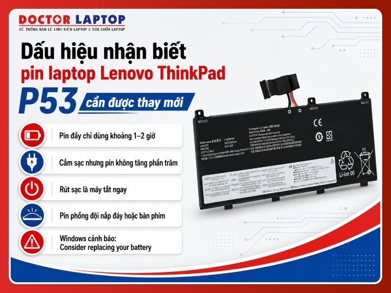 Pin lenovo thinkpad p53 l18c6p90 - 5