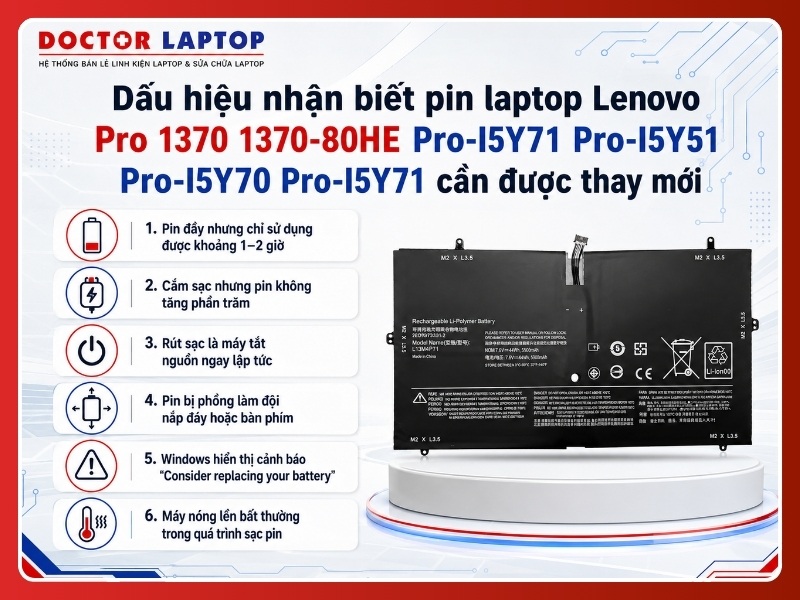 Pin lenovo pro 1370 1370-80he pro-5y71 pro-i5y51 pro-i5y70 pro-i5y71 l13m4p71 - 5