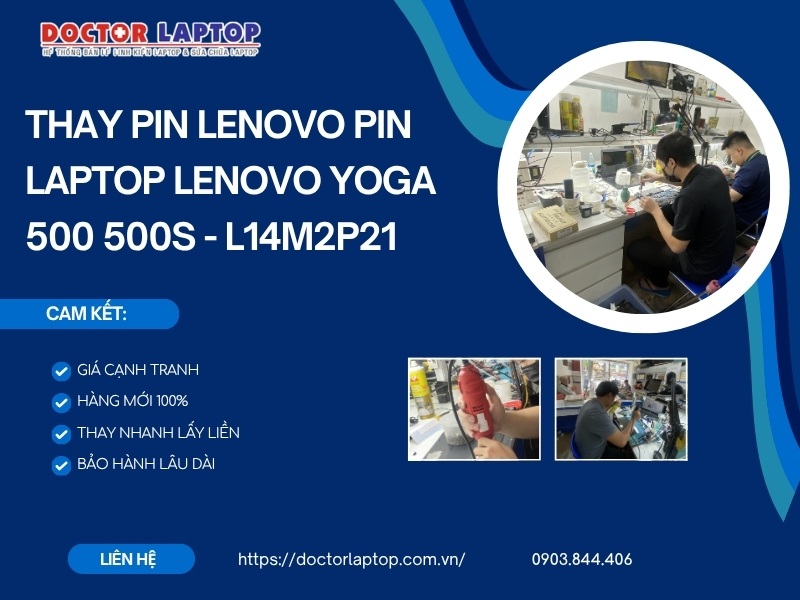 Pin lenovo yoga 500 500-151bd 500-15isk 500-14isk 500-14ibd 500s-14isk l14m2p21 - 3