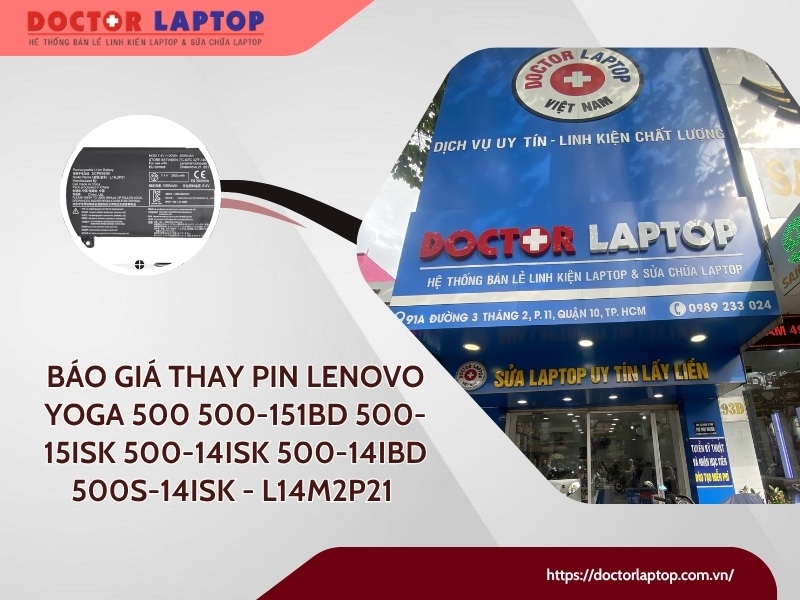 Pin lenovo yoga 500 500-151bd 500-15isk 500-14isk 500-14ibd 500s-14isk l14m2p21 - 1