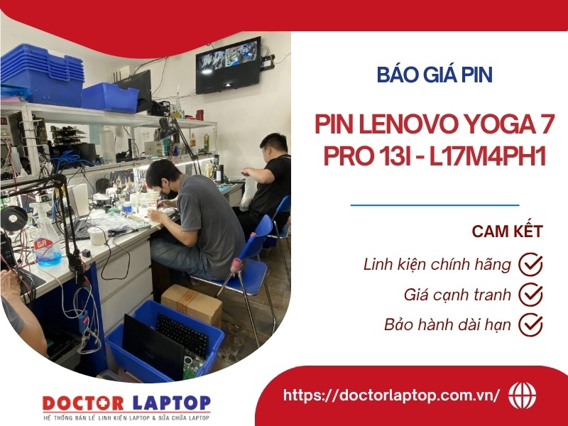 Pin lenovo yoga 7 pro 13ikb c930-13ik c930-13ikb c930-131kb c930-13ikb l17m4ph1 - 1