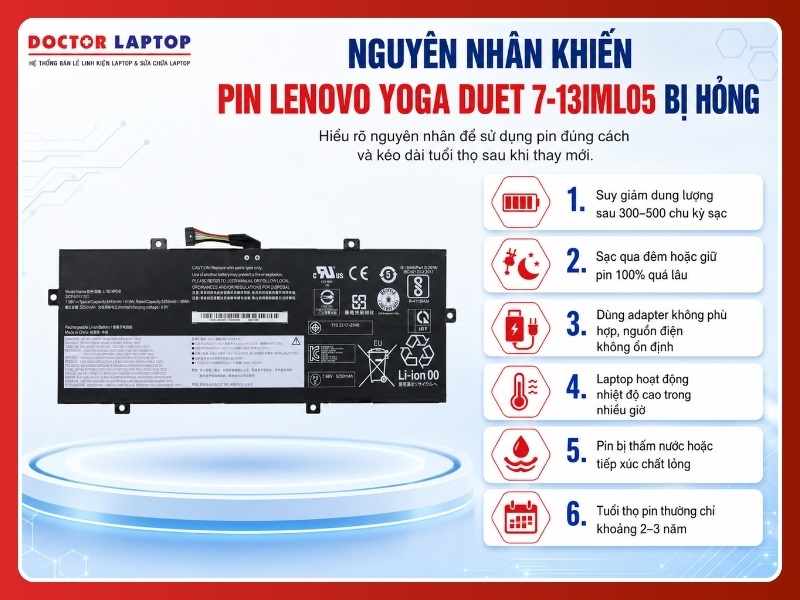 Pin lenovo yoga duet 7-13iml05 l19c4pd8 - 4