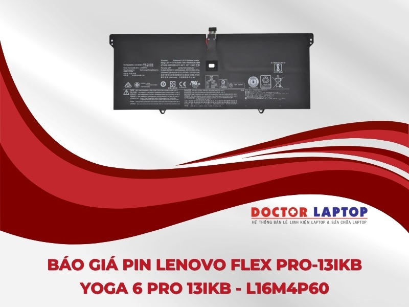 Pin lenovo flex pro-13ikb yoga 6 pro 13ikb l16m4p60 - 1
