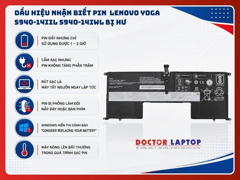 Pin laptop lenovo yoga s940-14iil s940-14iwl l18m4pc0 - 5