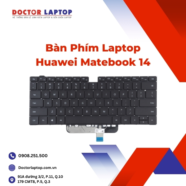 Bàn Phím Laptop Huawei Matebook 14