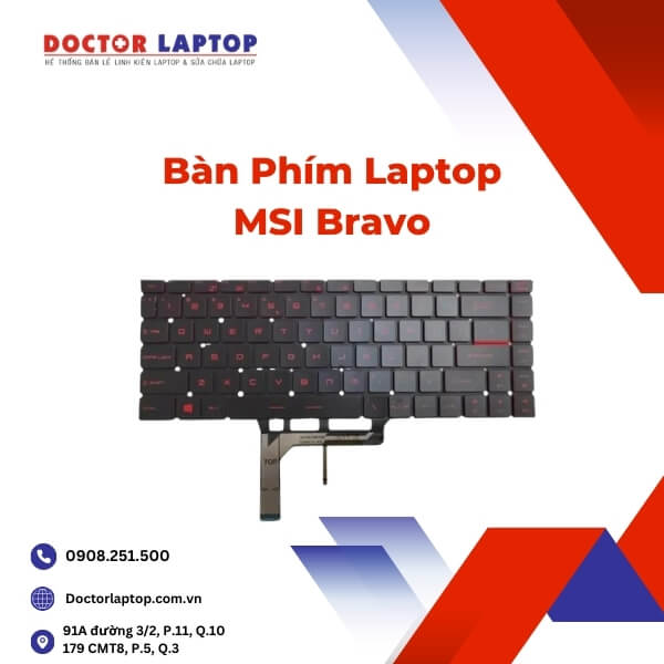 Bàn Phím Laptop MSI Bravo
