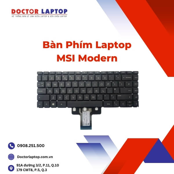 Bàn Phím Laptop MSI Modern