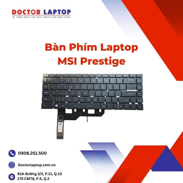 Bàn Phím Laptop MSI Prestige