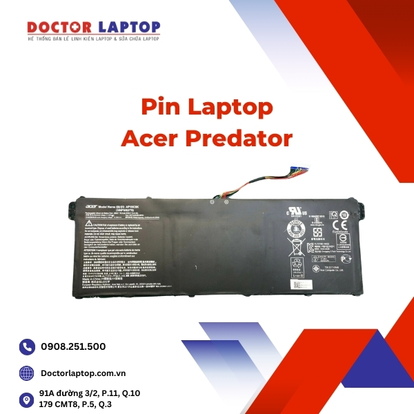 Pin Laptop Acer Predator