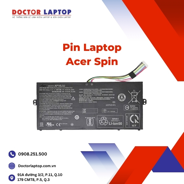 Pin Laptop Acer Spin