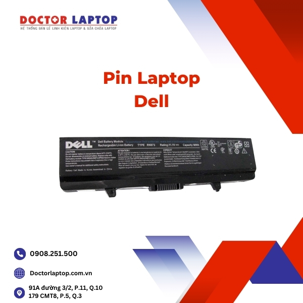 Bảng giá thay pin máy tính laptop Dell chính hãng GIÁ RẺ