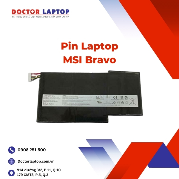 Pin Laptop MSI Bravo