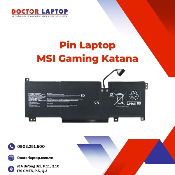 Pin Laptop MSI Gaming Katana