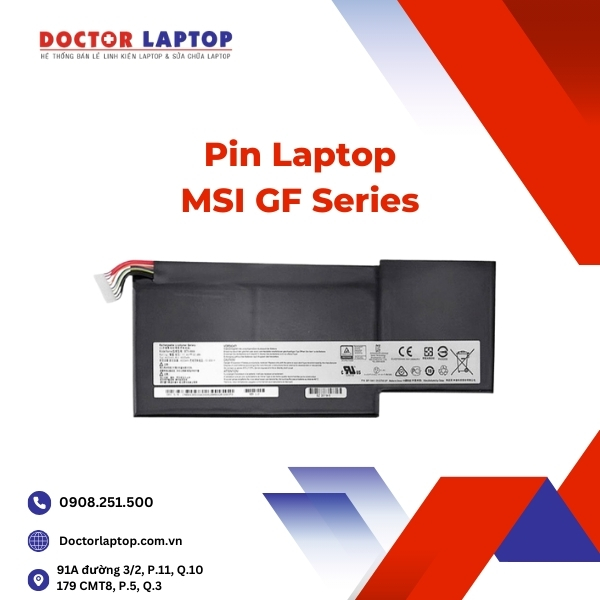 Pin Laptop MSI GF Series