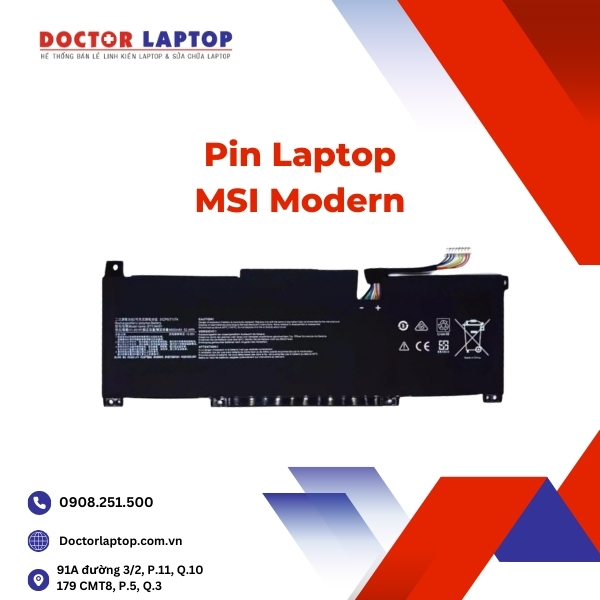 Pin Laptop MSI Modern