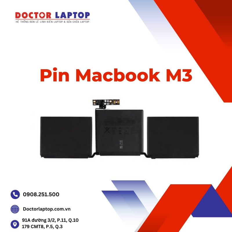 Pin Macbook M3