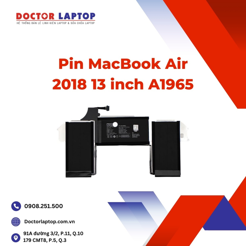 Pin MacBook Air 2018 13 inch A1965