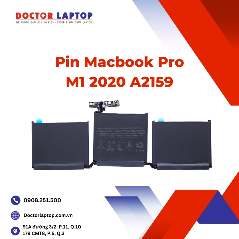 Pin Macbook Pro M1 2020 A2159