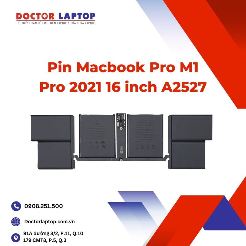 Pin Macbook Pro M1 Pro 2021 16 inch A2527