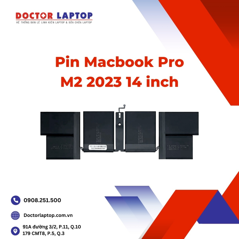 Pin Macbook Pro M2 2023 14 inch