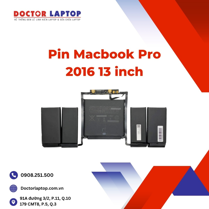 Pin Macbook Pro 2016 13 inch