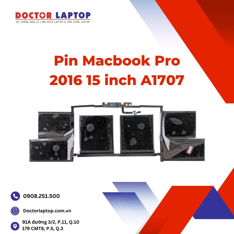Pin Macbook Pro 2016 15 inch A1707