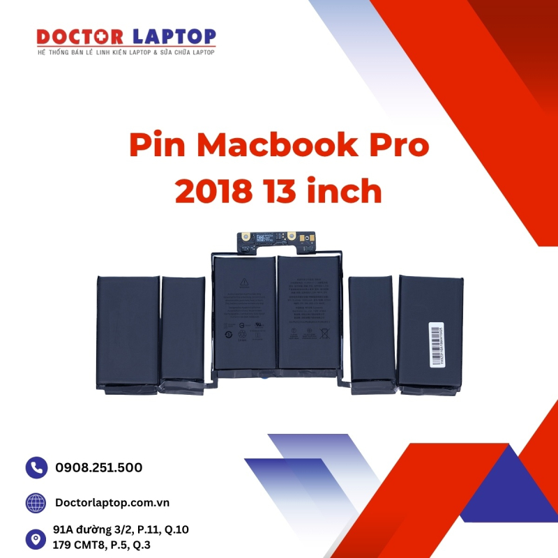 Pin Macbook Pro 2018 13 inch