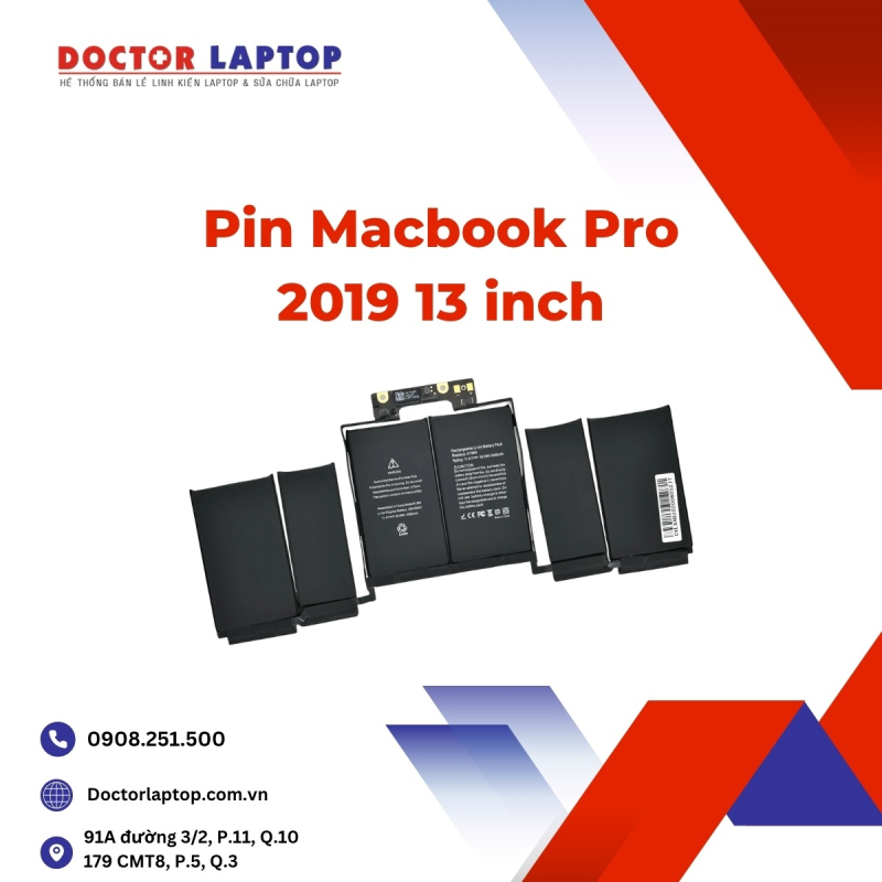 Pin Macbook Pro 2019 13 inch