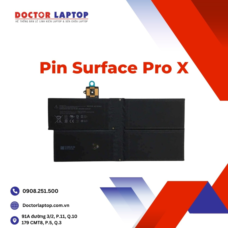 Pin Surface Pro X