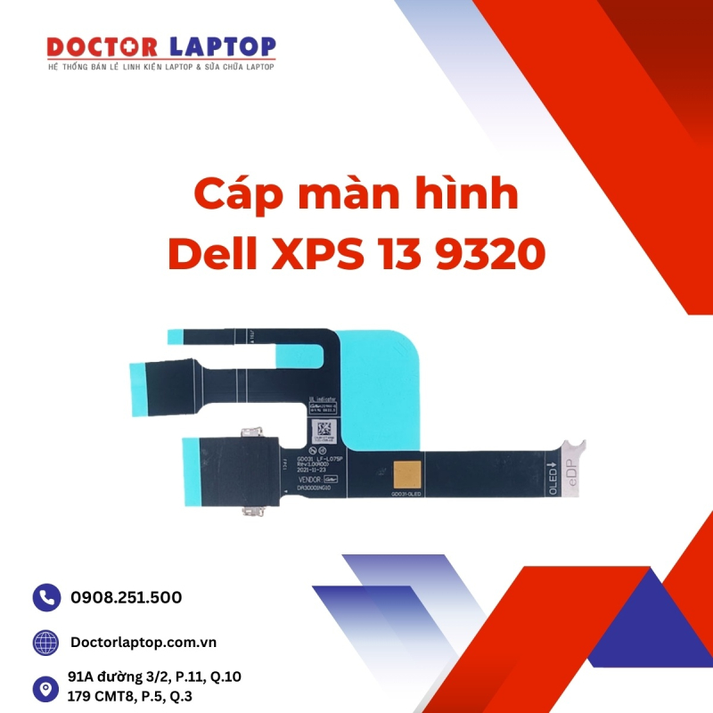 Cáp màn hình Dell XPS 13 9320