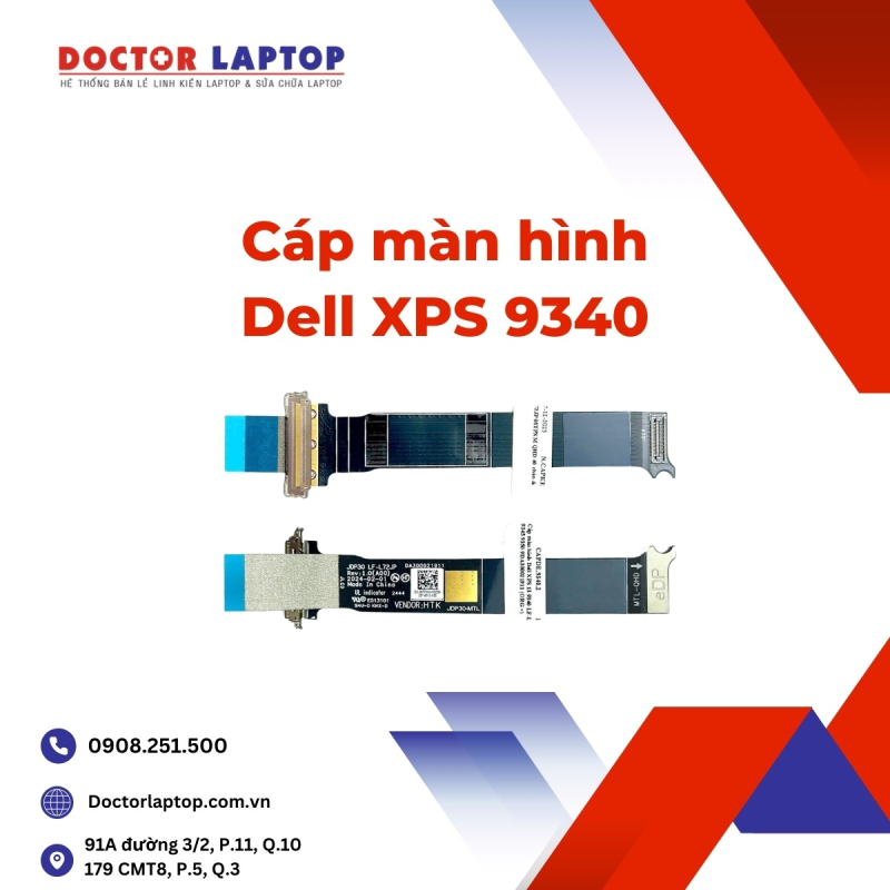 Cáp màn hình Dell XPS 9340