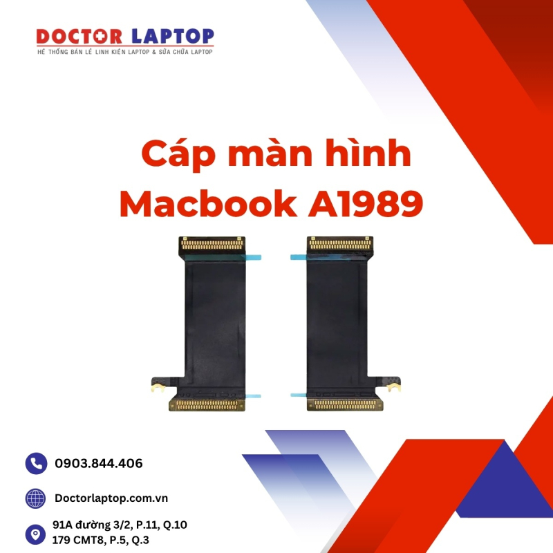 Cáp màn hình Macbook A1989