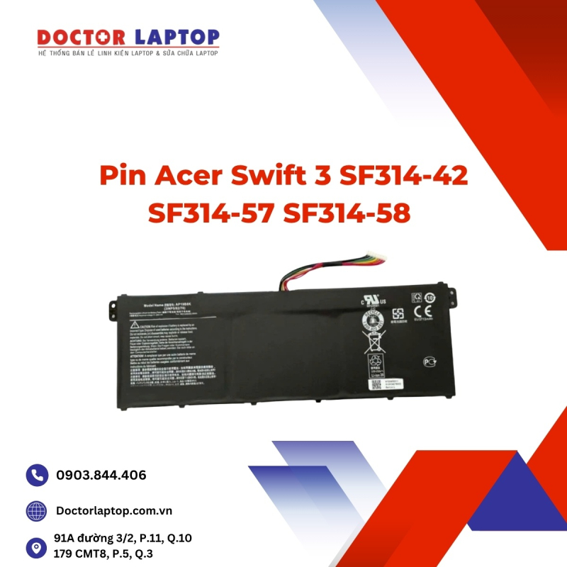 Pin Acer Swift 3 SF314-42 SF314-57 SF314-58